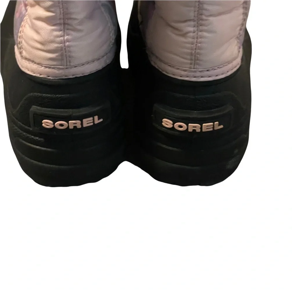 Sorel‎ Pink Snow Command Insulated Boots Youth Size 4